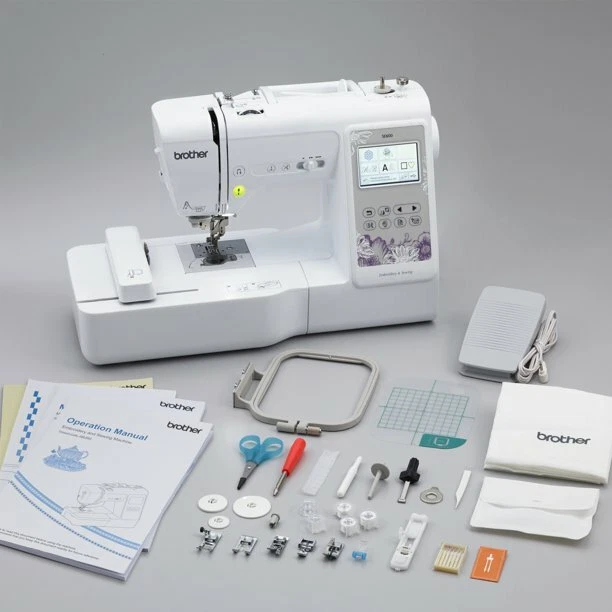 Brother SE600 103 Stitch Sew 4x4 Embroidery Machine USB New Low