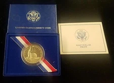 1986-S Statue of Liberty 50 c | Proof | Modern Proof Commemorative | Blue OGP