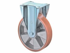 Rotelle/Rotella Ø 200 MM, Aluminiumrad, Cuscinetti a Sfera, Piastra