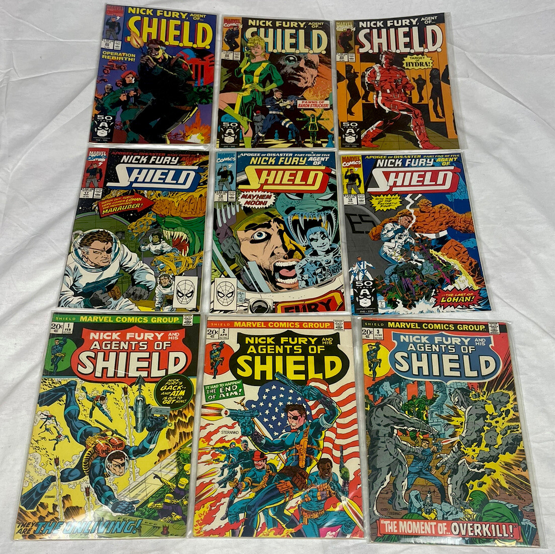 NICK FURY AND HIS AGENTS OF SHIELD #1-3 + AGENT OF SHIELD #17-20