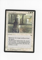 Dust to Dust (The Dark) - MTG Common Sorcery