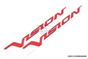 New side panel logo badge decal sticker set for Honda Vision NSC110