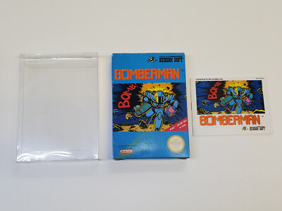 Bomberman Nintendo NES Box and Manual Only