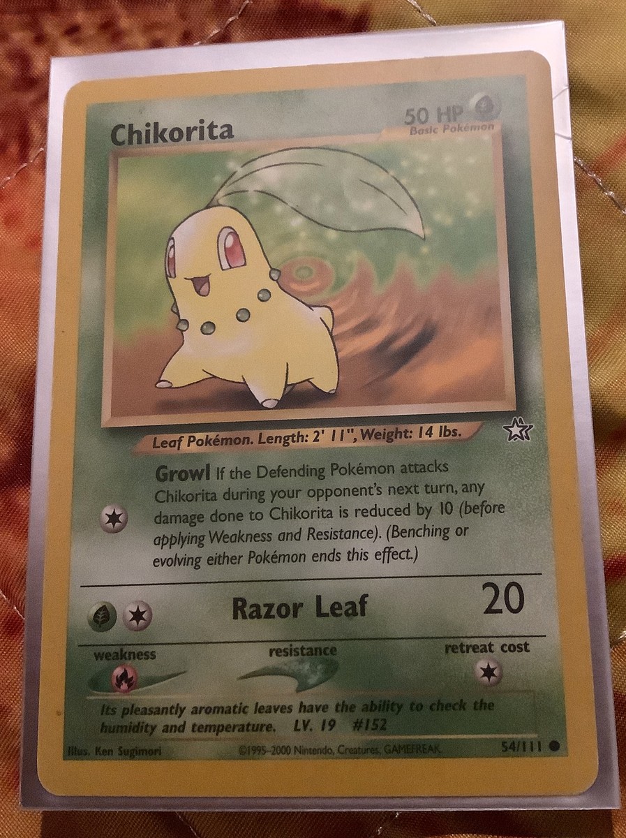 とい　コルフレアトリレ Chikorita 1st Edition 54/111 Base Set 1995-2000 Pokemon Card | eBay