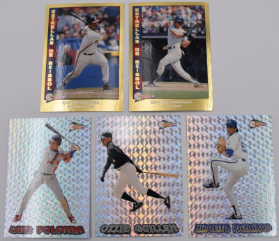 1993 Pacific trading cards foil baseball card lot of 5 Baerga Santiago Guillen