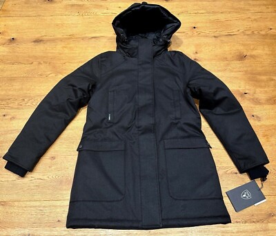NOBIS Women s Carla Parka in Crosshatch Black Sizes - XS, S, M, L - NEW RRP £934