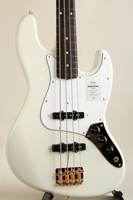 Fender Made in Japan Traditional 2025 60s Jazz Bass White Pearl