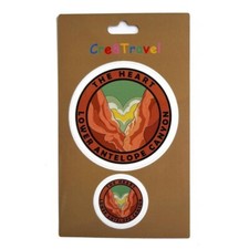 Lower Antelope Canyon  The Heart  Sticker Set   2-Pack Vinyl Stickers 2"  1" 