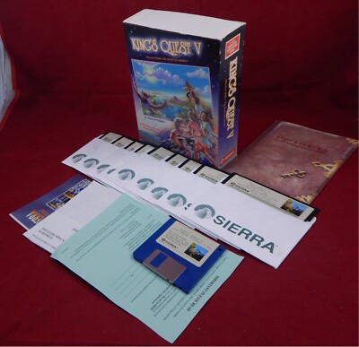 PC DOS :  King's Quest V 5 Absence Makes the Heart Go Yonder! - Sierra