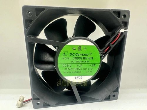 1 PCS  SERVO Fan CNDC24B7-034  DC24V 0.2A 4.8W 12038 120*38MM inverter fan