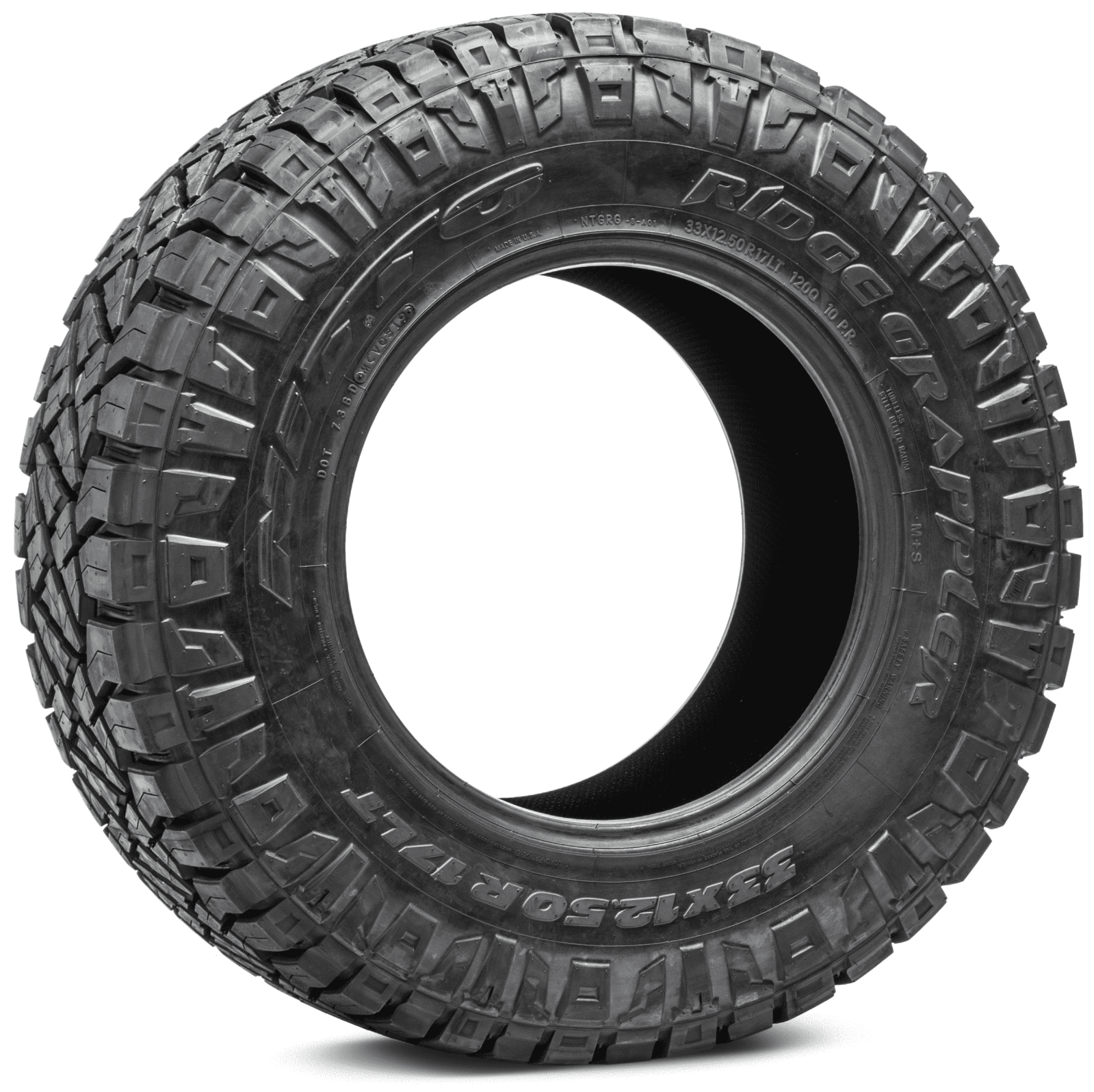 17x9 Fuel D551 Trophy Black Wheels 35" Nitto AT Tires 5x5.5 Dodge Ram