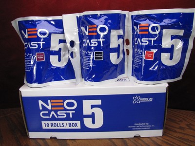 Neo-Cast 5 Orthopedic Casting Tape (10) Purple 5'' Fiberglass