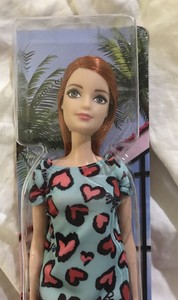 barbie with red heart dress
