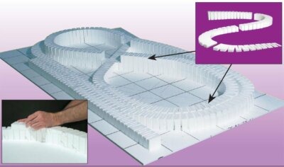 Woodland Scenics ~ New 2024 ~ 2% Incline Set ~ 8 Pieces ~ ST1410