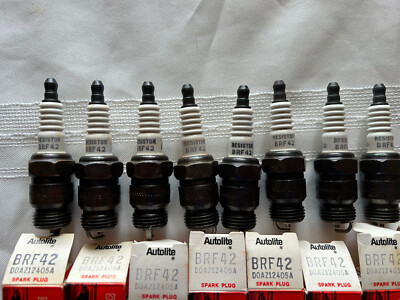 Autolite Motorcraft BRF42 Spark Plugs NOS Ford Mercury 289 302 352 390 427 428