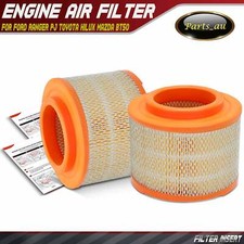 2x Engine Air Filters for Ford Ranger PJ PK Toyota	Hilux GGN15 KUN26 Mazda BT50