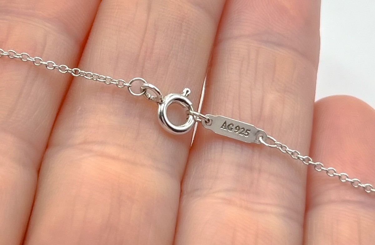 Tiffany & Co. Tiffany Notes I Love You Heart Tag Necklace- 925