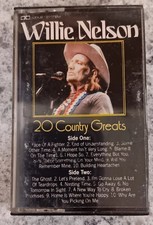 Vintage Willie Nelson 20 Country Hits Cassette