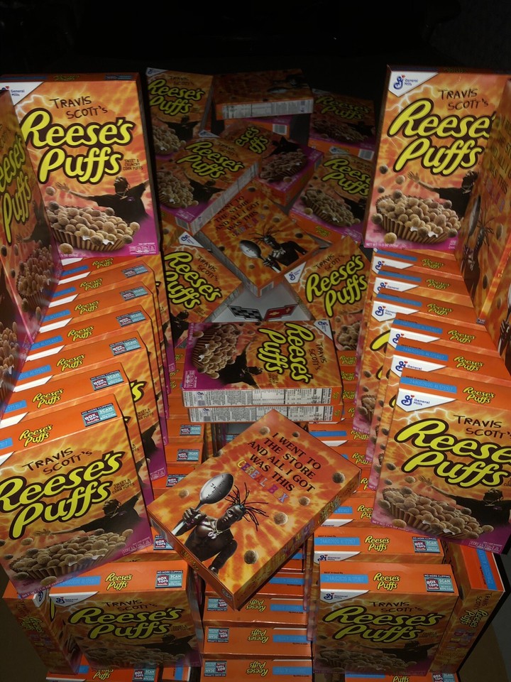travis scott reeses puffs Cereal *SOLD OUT* LIMITED EDITION eBay