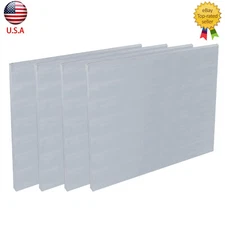 Metal 6061 Aluminum Flat Plate Sheet Stock Length/Width 300mm Thick 3mm 4pc