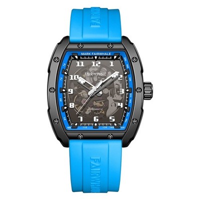 MARK FAIRWHALE Men's Gift Tonneau Luminous Waterproof Mechanical Automatic Watch