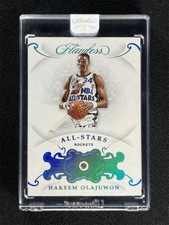 1/1 One Of One 2018-19 Flawless Hakeem Olajuwon Platinum All-Stars Diamond #155