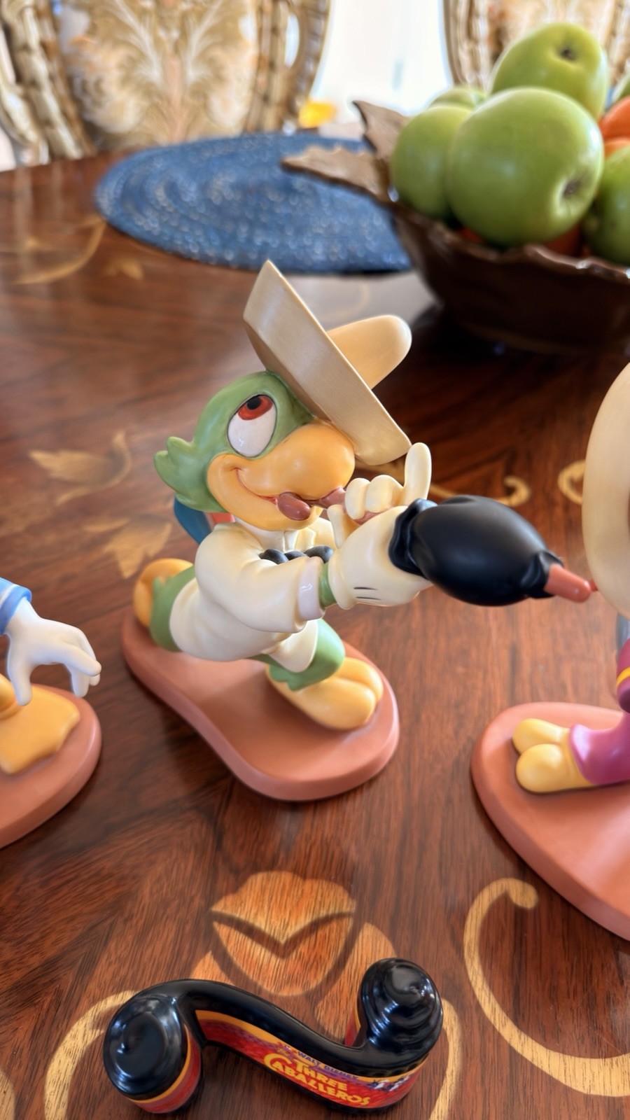 RARE Vtg Walt Disney Classics Collection, THE THREE CABALLEROS Figurines set