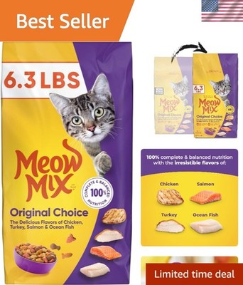 Immersive Taste  Choice Dry Cat Food 6.3 lb - Complete for Adult Cats
