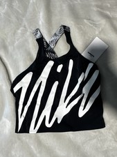 NWT Nike Dri-FIT Graphic Longline Sports Size Large Bra $42