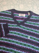 Penguin Munsingwear Sweater V Neck Size L Wool Blend Long Sleeve Pullover