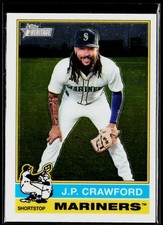 J.P. Crawford 2025 Topps Heritage #171 Chrome Seattle Mariners