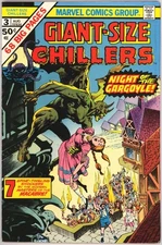 GIANT-SIZE CHILLERS 3 F/VF WRIGHTSON KIRBY COLAN KIRBY MARVEL BRONZE HORROR BIN