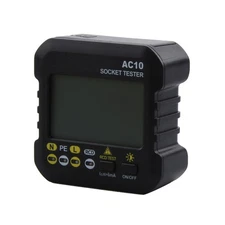 90-250V Outlet Socker Tester Voltagemeter Automatic Electric Circuit Polarity'