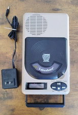 Vtg Lakeshore Learning Classroom Portable CD Player w/ Adaptor J6655 Tested