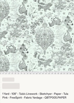 Tula Pink Sketchyr Linework WIDEBACK 108''