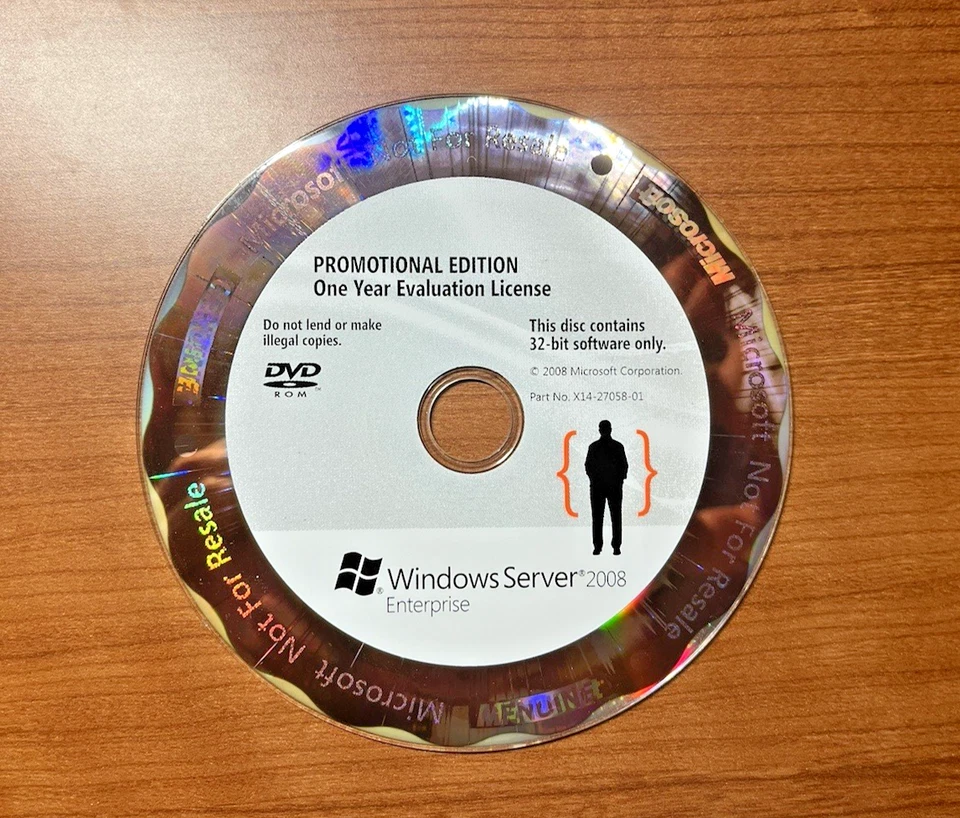 Microsoft Server Enterprise 2008 32bit Evaluation License Promotional Edition. - Image 4 of 4