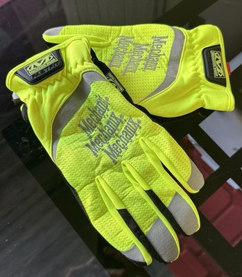 Mechanix Gloves Wear Hi Viz FastFit Work  X-Large Yellow/Black