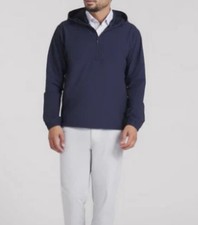 Veste de golf anorak Ripguard homme Puma XL, 1/4 zip UPF 50+ bleu marine 628856 02 NEUF