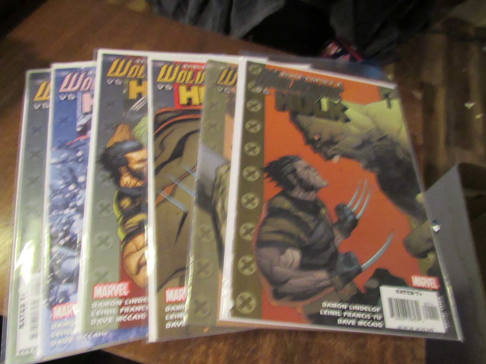 Ultimate Wolverine vs Hulk #1 2 3 4 5 6 Mini Series Comic Book Set 1-6 Complete