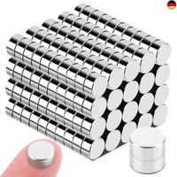 Aenienoe 200 StüCk Magnete Kleine Magnete Stark Neodym Magneten Mini 4X2Mm Rund