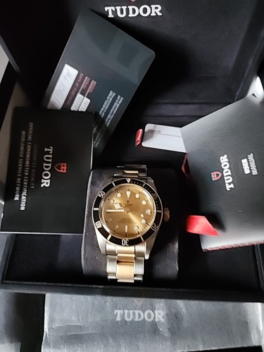 Tudor Black Bay S&G 41mm 2022 M79733N-0004 Tudor Rolex Full Set RRP £5380