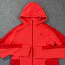 Under Armour Hoodie Women Medium Full Zip ColdGear Infrared Activewear Jacket