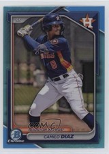 2024 Bowman Draft Chrome Sky Blue Refractor Camilo Diaz #BDC-176 0e3u