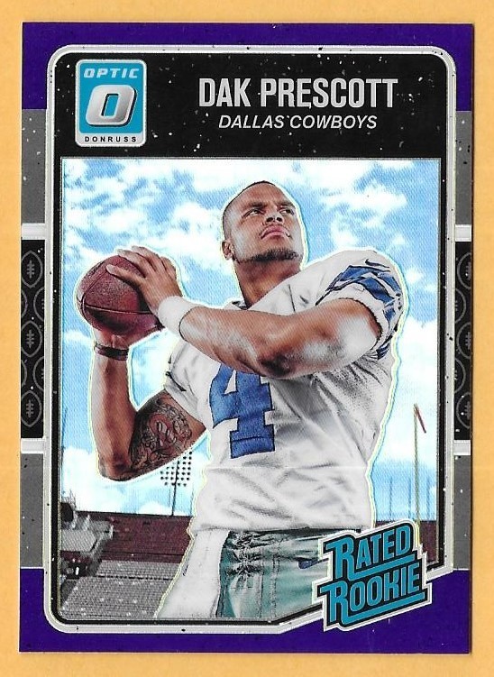 DAK PRESCOTT 2016 Optic Rated Rookie Purple