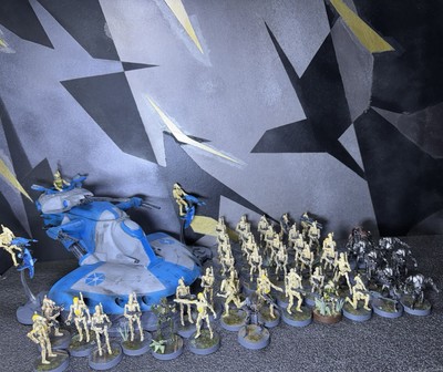 Star Wars Legion Army Pro Painted 34xB1 4xspec B1 ,2x Stap Speeder 6xb2 Wi.cards