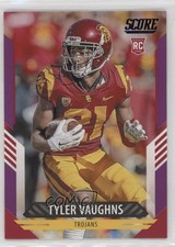 2021 Score Rookies Purple Tyler Vaughns #383 uu6