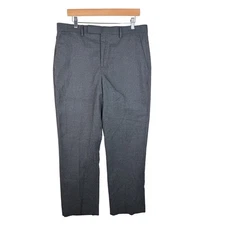 New Marc Anthony Modern Fit Dress Pants size 34x30 Dark Grey