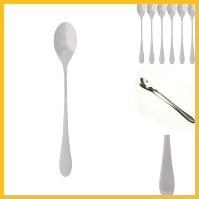 Knork Original Iced Tea Spoon, Matte,Silver