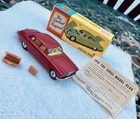 ORIGINAL, VINTAGE CORGI 238: JAGUAR MkX (1962) 99.9% MINT + CASES, LEAFLET & BOX