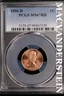 1996-D Lincoln Memorial Cent-PCGS MS 67 RD Brilliant Uncirculated #SLM567